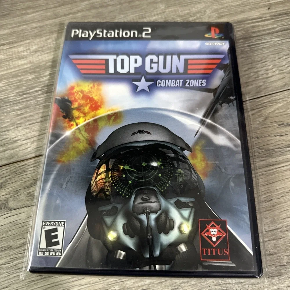 Top Gun: Combat Zones - Playstation‎ 2 Game Complete with manual